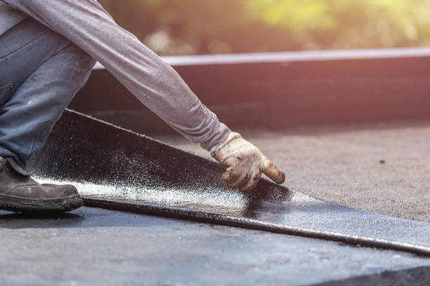 Professional Basement Waterproofing technician working in Lancaster, PA